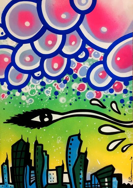 Occhio sulla città 50 x 70 cm