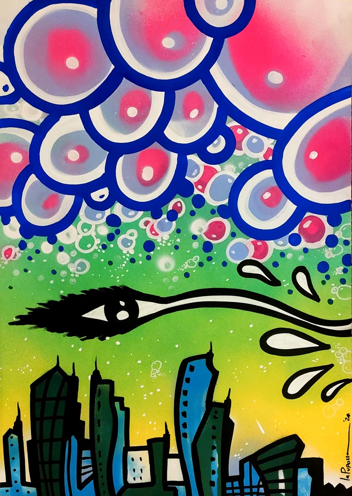 13.Occhio sulla città 50 x 70 cm Occhio sulla città 50 x 70 cm