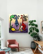 Moka magica 122x 122 cm