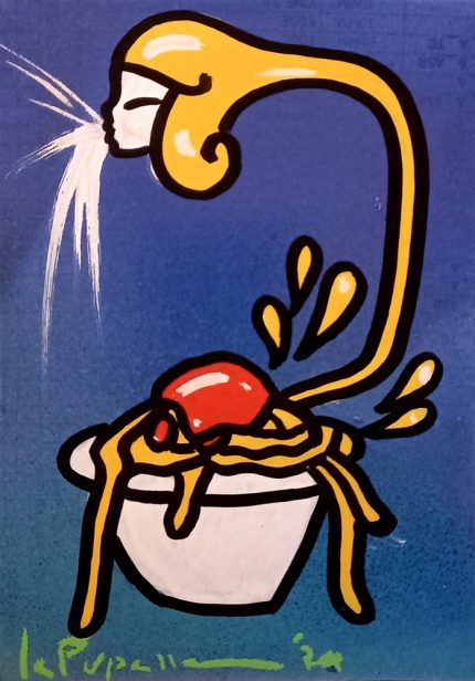 Spaghettidonna 9 x 13 cm