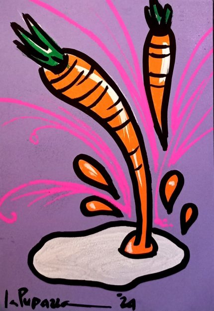 L'uovocarota, 9x13 cm